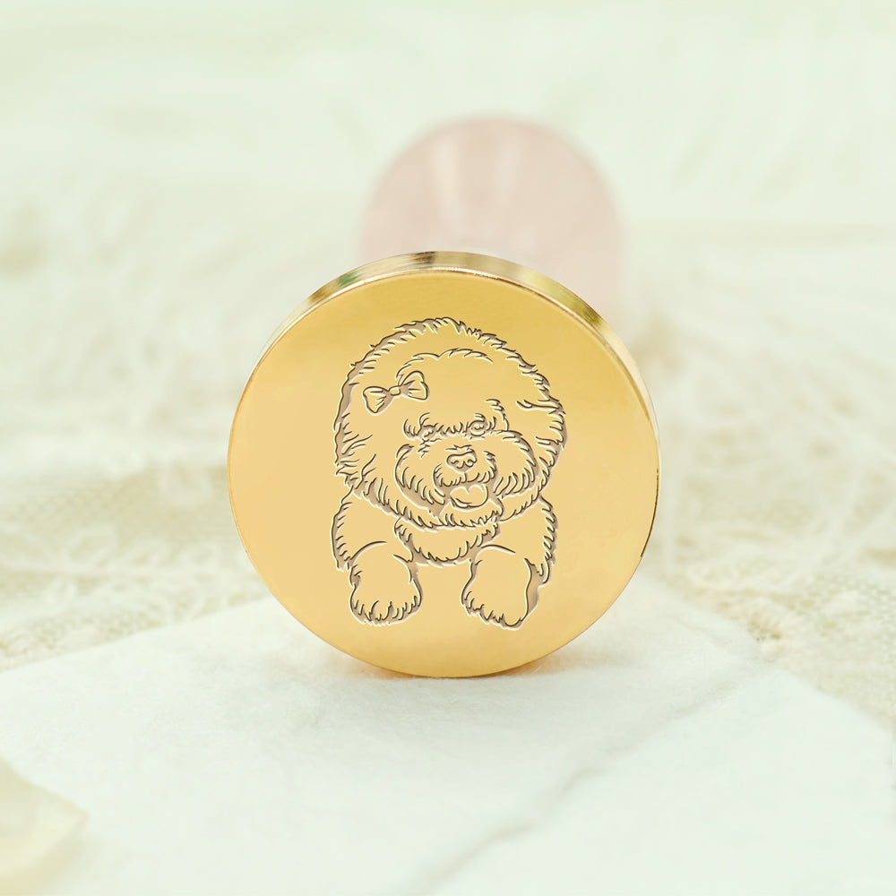 Bichon Frise Dog Wax Seal Stamp
