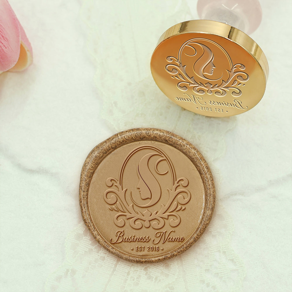 Custom Egg Crest Wax Seal Stamps with Family, Business Logos-2