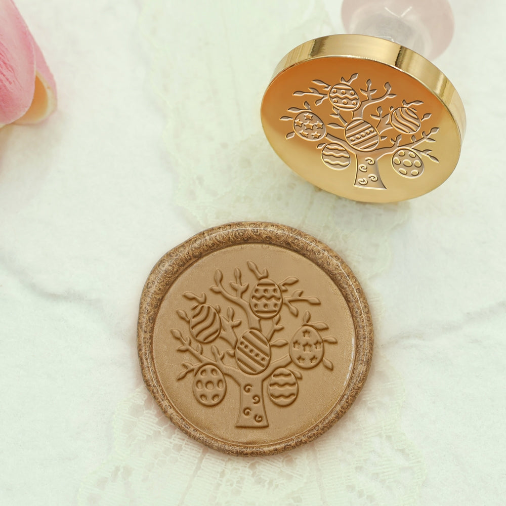 Easter Egg Tree Wax Seal Stamp - AMZDeco3