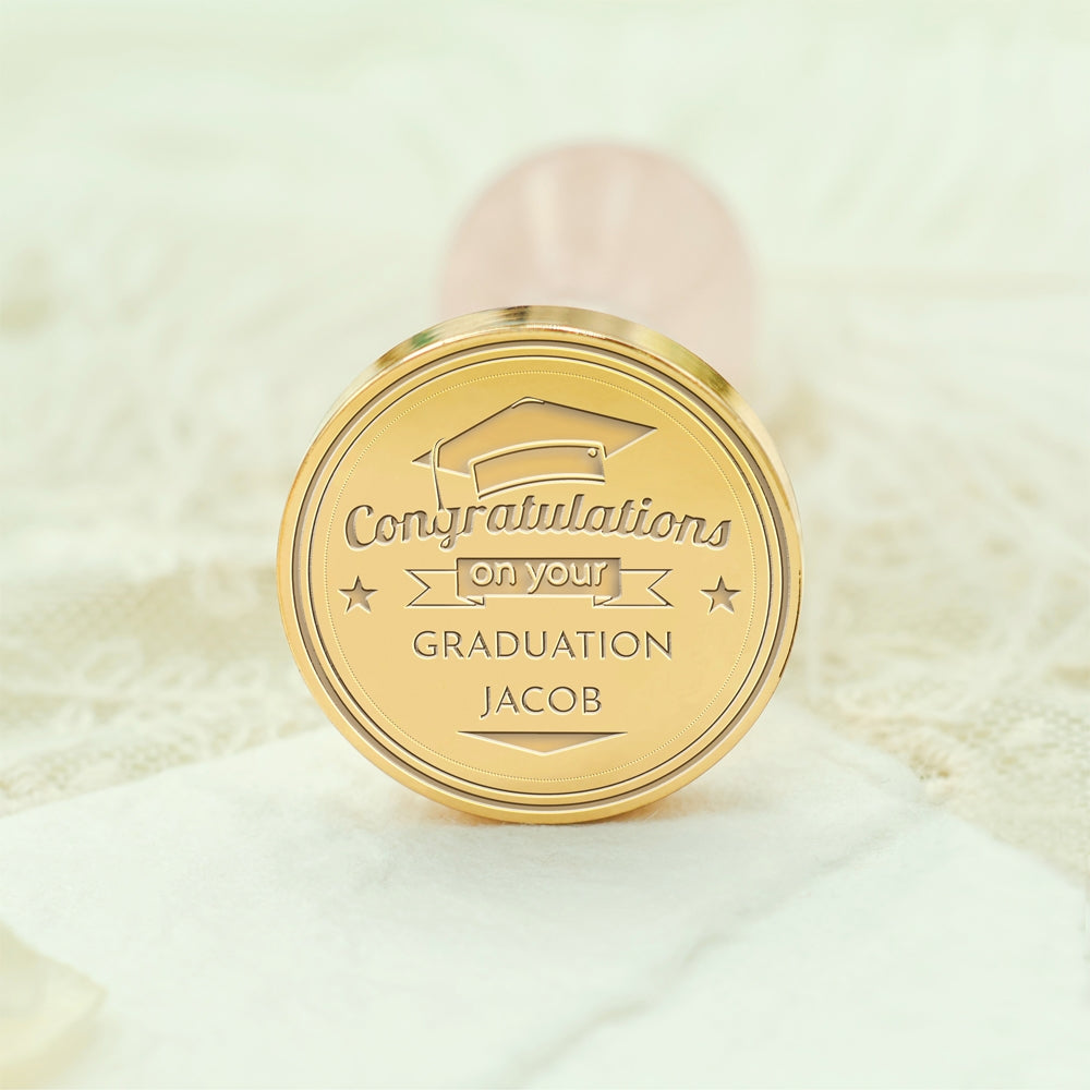 Happy Graduation Custom Wax Seal Stamp - Style 21 21-3