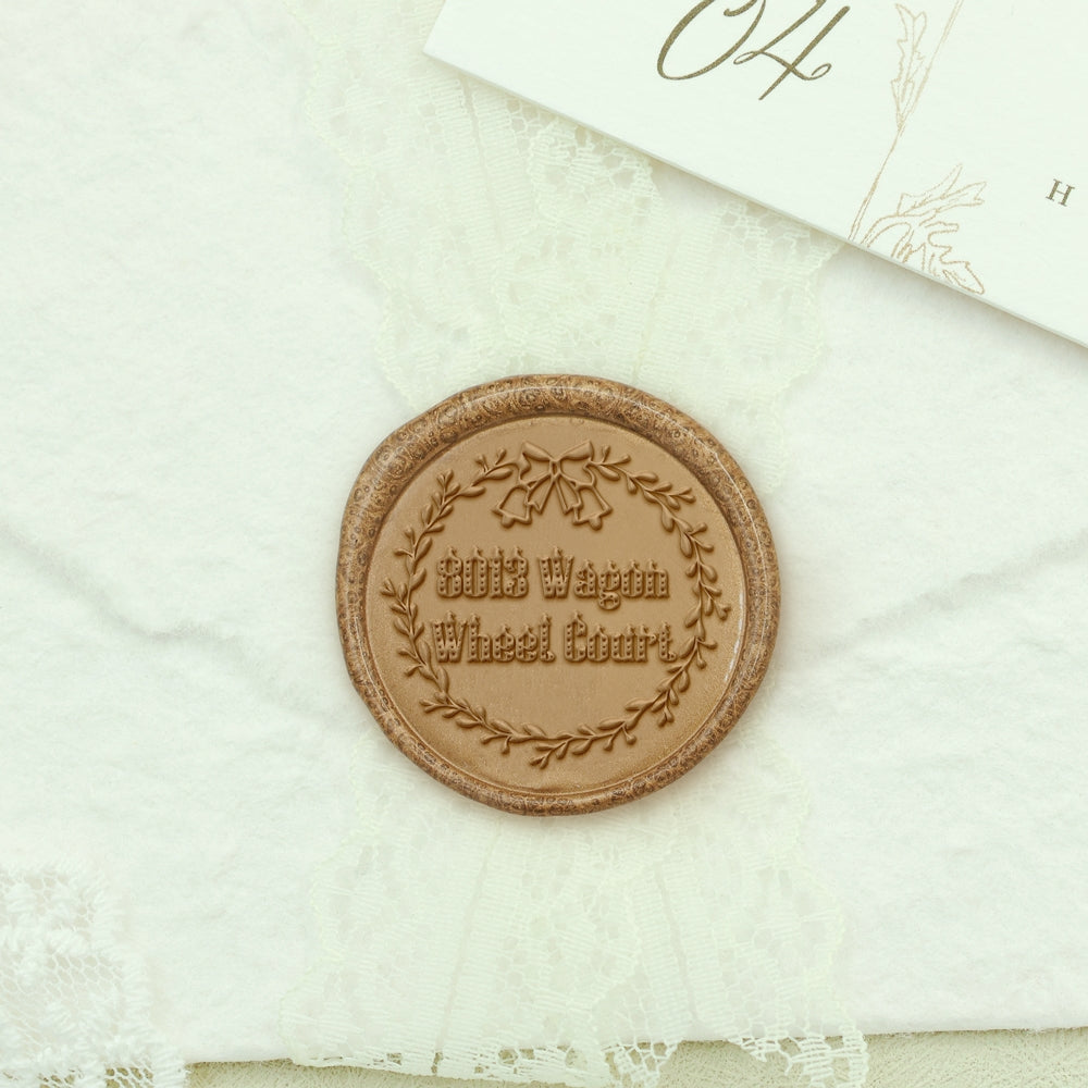 Christmas Deers Custom Address Wax Seal Stamp-18 26-Letter-Custom-Floral-Name-Wax-Seal-Stamp2-2